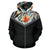 Hawaii Vintage Pattern Zip up Hoodie Flower - Polynesian Pride