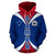 Samoa All Over Zip up Hoodie Impact Version - Polynesian Pride