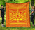 Hawaii Polynesian Mauna Kea Premium Quilt Red - Polynesian Pride