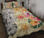 Hawaii Polynesian Flowers Swimming Turtles Quilt Bed Set - Polynesian Pride