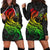 Polynesian Hawaii Women Hoodie Dress - Kanaka Maoli Girl Hair Plumeria Reggae - Polynesian Pride