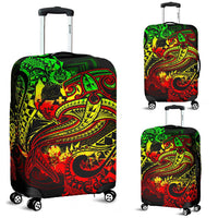 Tonga Luggage Covers - Reggae Shark Polynesian Tattoo - Polynesian Pride