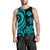 Wallis and Futuna Men's Tank Top - Turquoise Tentacle Turtle - Polynesian Pride