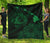 Hawaii Sea Turtle Is Swimming Toward Premium Quilt Green Green - Polynesian Pride