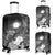 Marshall Islands Luggage Covers - Humpback Whale with Tropical Flowers (White) - Polynesian Pride