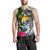 Nauru Men Tank Top - Turtle Plumeria Banana Leaf Crest - Polynesian Pride