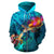 Polynesian Kanaka Maoli (Hawaiian) Zip up Hoodie Turtle Hawaii Map - Polynesian Pride