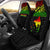 Papua New Guinea Custom Personalised Car Seat Covers - Papua New Guinea Reggae Flag Polynesian Tattoo Universal Fit Reggae - Polynesian Pride