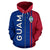 Guam All Over Zip up Hoodie Polynesian Straight Version - Polynesian Pride