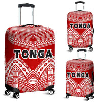Tonga Polynesian Tribal Pattern Luggage Covers Red - Polynesian Pride
