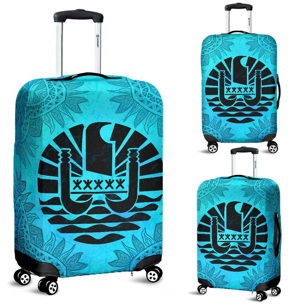 Tahiti Turquoise Luggage Covers A20 Turquoise - Polynesian Pride