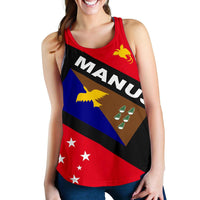 Papua New Guinea Women's Racerback Tank - Manus Province - Polynesian Pride