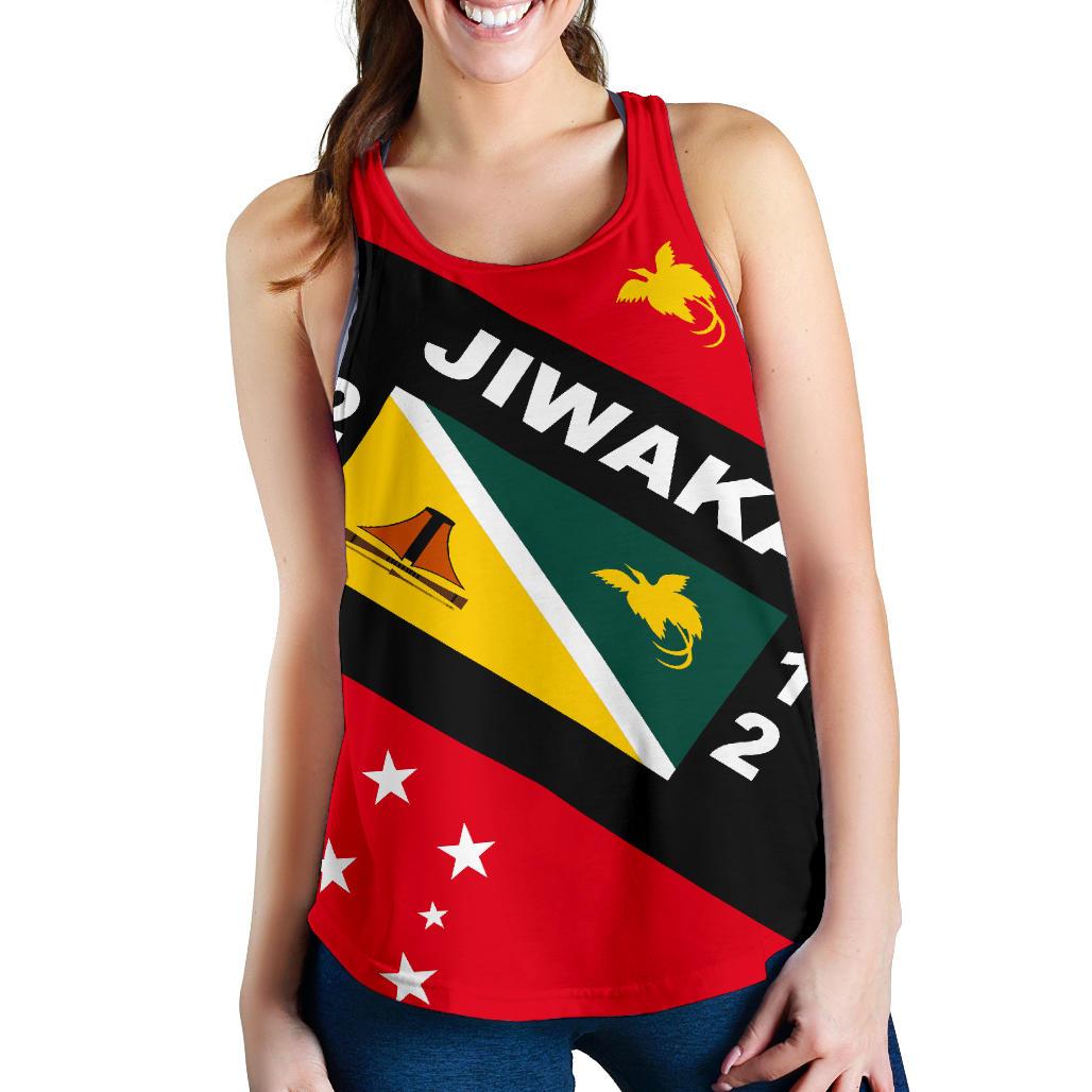 Papua New Guinea Women's Racerback Tank - Jiwaka Province - Polynesian Pride