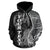 Tonga Polynesian Custom Hoodie Coconut Black - Polynesian Pride