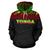 Tonga Polynesian All Over Hoodie Reggae Horizontal Style - Polynesian Pride