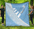 Fiji Tapa Rugby Premium Quilt version Style You Win - Blue Blue - Polynesian Pride