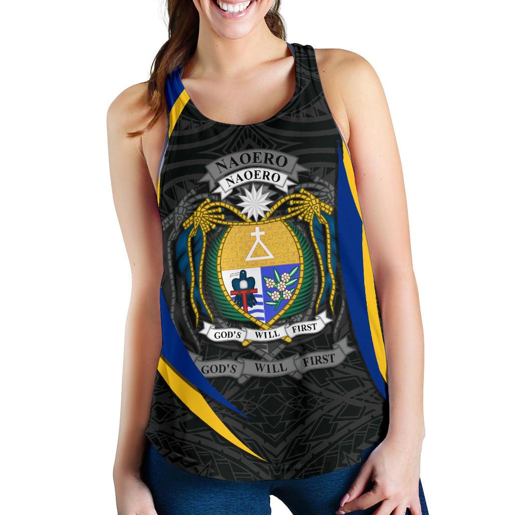 Nauru Polynesian Racerback Tank (Women) - Nauru Spirit (Original) - Polynesian Pride
