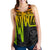 Hawaii Women's Racerback Tanks - Kanaka Maoli With Polynesian Pattern In Heartbeat Style (Reggae) - Polynesian Pride