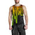 Tahiti Men's Tank Top - Tahiti Seal In Heartbeat Patterns Style (Reggae) - Polynesian Pride