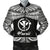 Hawaii Polynesian Men's Bomber Jacket - Hawaii Pride White Version White - Polynesian Pride