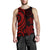 Cook Islands Men's Tank Top - Red Tentacle Turtle - Polynesian Pride