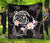 Hawaii Turtle Swim Poly Premium Quilt Black - Polynesian Pride