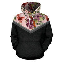 Hawaii Pink Hibiscus Hoodie - Polynesian Pride