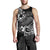 Tonga Men's Tank Top - White Shark Polynesian Tattoo - Polynesian Pride