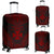 Wallis And Futuna Polynesian Chief Luggage Cover - Red Version Red - Polynesian Pride