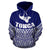 Tonga Polynesian Hoodie Blue Pride Map nd Seal - Polynesian Pride