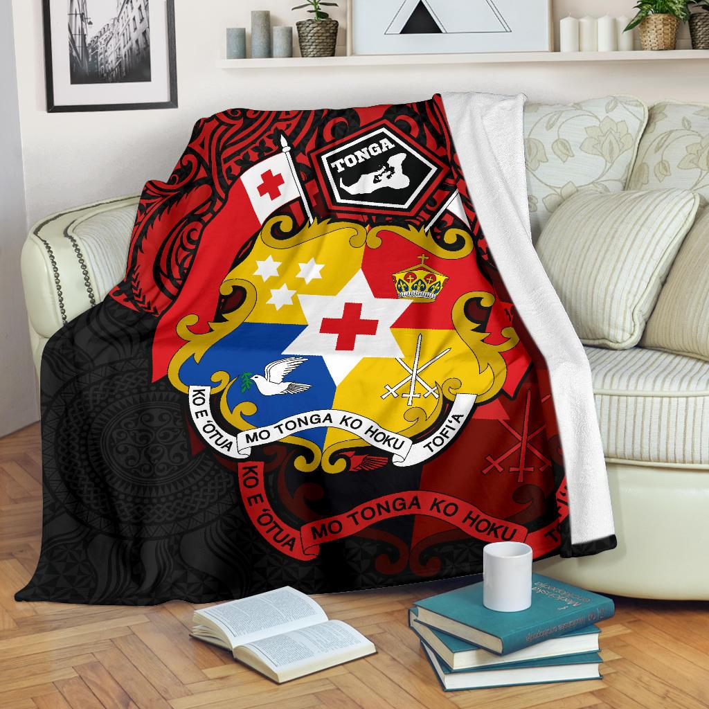 Tonga Polynesian Premium Blanket - Tongan Pride White - Polynesian Pride