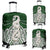 Maori Moko Tattoo Luggage Cover, Manaia Pounamu Green - Polynesian Pride