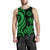 American Samoa Men's Tank Top - Green Tentacle Turtle - Polynesian Pride