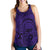 Polynesian Maori Lauhala Violet Women's Racerback Tank Top Purple - Polynesian Pride