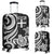 Fiji Polynesian Luggage Covers - White Tentacle Turtle White - Polynesian Pride