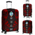 Guam Luggage Cover - Polynesian Tattoo Red Red - Polynesian Pride