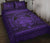 Hawaii Polynesian Pele Kanaka Quilt Bed Set Purple Art - Polynesian Pride