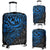 Tonga Polynesian Luggage Covers - Blue Turtle Flowing Blue - Polynesian Pride