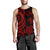 Tonga Men's Tank Top - Red Tentacle Turtle - Polynesian Pride