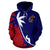 American Samoa Hoodie American Samoa Flag Seal Coconut Tree - Polynesian Pride