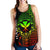 Hawaii Women's Racerback Tank - Kanaka Maoli Rocket Style (Reggae) - Polynesian Pride