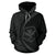 Kanaka Polynesian Tribal Hoodie Circle Style Gray Color - Polynesian Pride