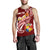 Tonga Personalised Men's Tank Top - Tonga Coat Of Arms With Polynesian Patterns - Polynesian Pride