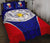 Philippines Bed Quilt Set - Polynesian Sport Style Blue - Polynesian Pride