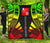 Wallis And Futuna Premium Quilt -Wallis And Futuna Coat Of Arms Polynesian Reggae Tattoo Red - Polynesian Pride