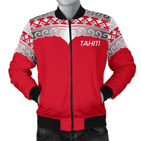 Tahiti Polynesian Men Bomber Jacket - Wave Style - Polynesian Pride