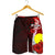 Palau Polynesian Men's Shorts - Coat Of Arm With Hibiscus - Polynesian Pride