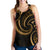 New Zealand Maori Mangopare Women Racerback Tank Polynesian - Gold Gold - Polynesian Pride