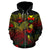 Wallis and Futuna Polynesian Zip up Hoodie Turtle Hibiscus Reggae - Polynesian Pride