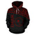 Chuuk All Over Hoodie Micronesia Curve Red Style - Polynesian Pride